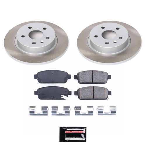Power Stop 15-17 Chevrolet Trax Rear Semi-Coated Rotor Kit - SC5544