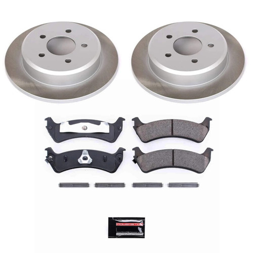 Power Stop 01-02 Ford Explorer Sport Rear Semi-Coated Rotor Kit - SC5592