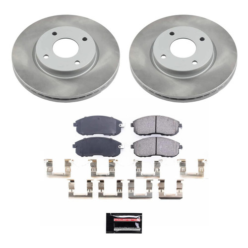 Power Stop 07-12 Nissan Versa Front Semi-Coated Rotor Kit - SC5817