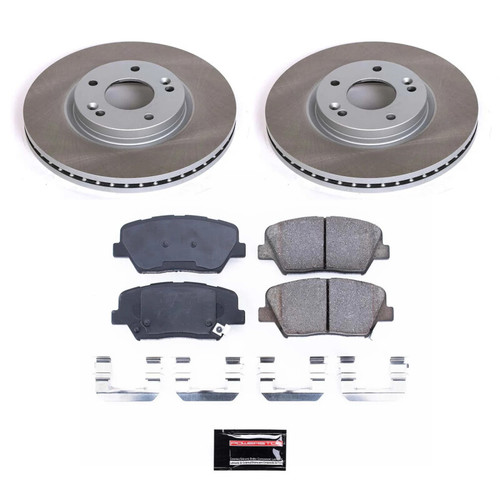 Power Stop 11-13 Kia Sorento Front Semi-Coated Rotor Kit - SC5926