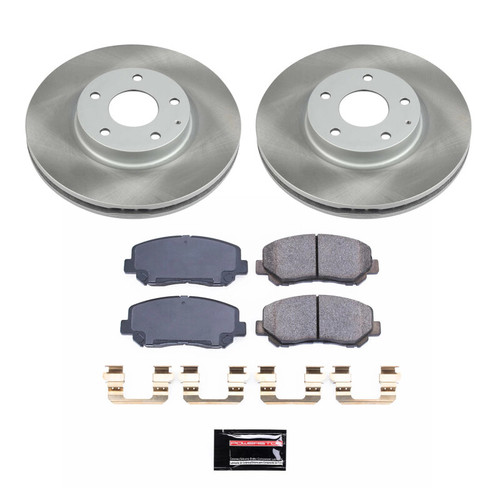 Power Stop 13-15 Mazda CX-5 Front Semi-Coated Rotor Kit - SC6967