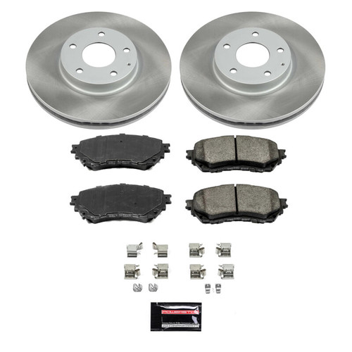 Power Stop 14-18 Mazda 6 Front Semi-Coated Rotor Kit - SC6968