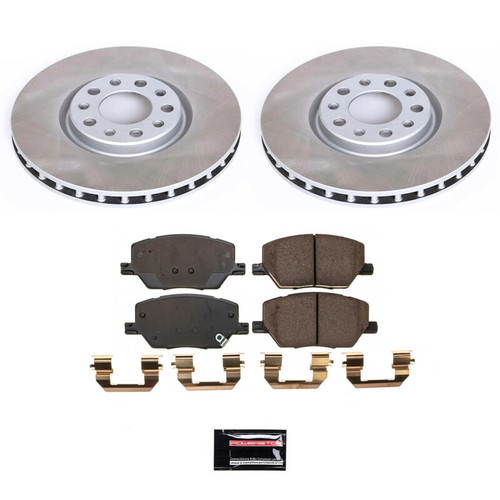 Power Stop 15-22 Jeep Renegade Front Semi-Coated Rotor Kit - SC7299