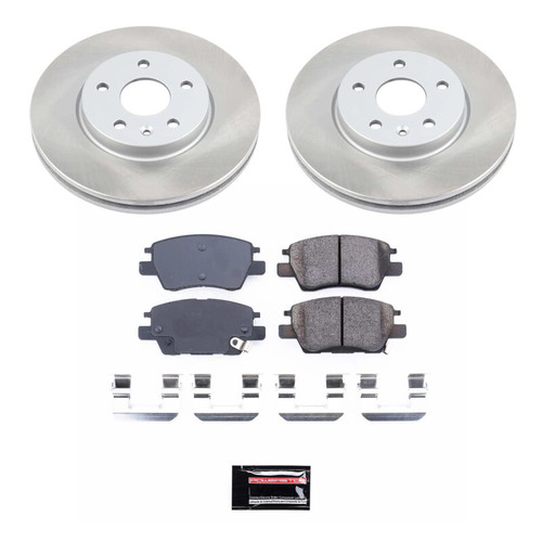 Power Stop 16-19 Chevrolet Volt Front Semi-Coated Rotor Kit - SC7399