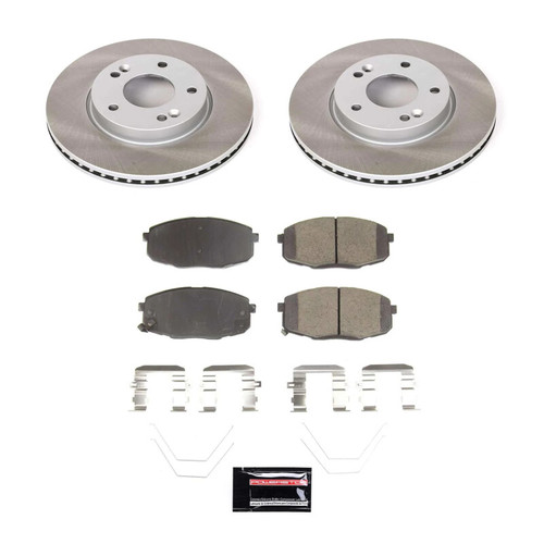 Power Stop 18-22 Hyundai Kona Front Semi-Coated Rotor Kit - SC8279 Power Stop 18-22 Hyundai Kona Front Semi-Coated Rotor Kit - SC8279