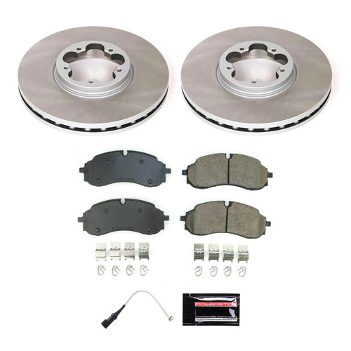 Power Stop 22-23 Ford Transit-350 Front Semi-Coated Rotor Kit - SC8986