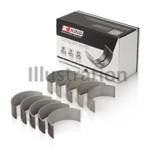 King Engine Bearings VW Axd/Bnz/Bpe Sputter (Size +0.50mm) Connecting Rod Bearing Set - CR524SP0.5 Photo - Primary