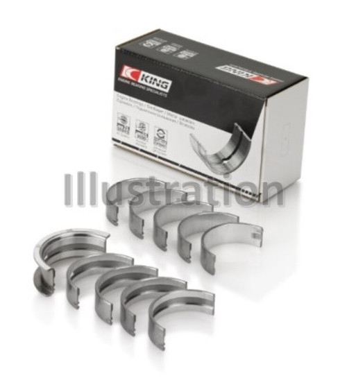 King Engine Bearings Ford 2.0/2.3L 8V (Size +0.25mm) Main Bearing Set - MB582AM1.25 Photo - Primary