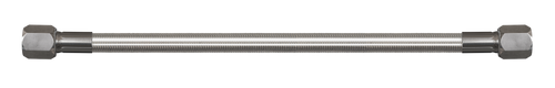 Goodridge 13in Universal Oil Line Assembly w/Clear Fittings - VTOL-013C-CL Photo - Primary