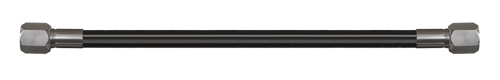 Goodridge 24in Universal Oil Line Assembly w/Black Fittings - VTOL-024C-BK Photo - Primary