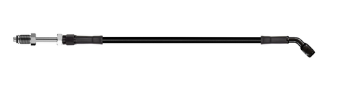 Goodridge 64in Universal Clutch Line w/Blk Fittings & Blk Hose - 45 Deg Banjo w/Straight 7/16 UNF - HD1045-1CB-BK64 Photo - Primary