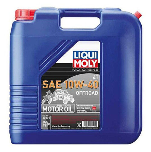 LIQUI MOLY 20L Motorbike 4T SAE 10W40 Offroad - 20306 User 1