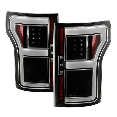 Spyder 18-20 Ford F150 w/ Rear Blind Spot LED Tail Lights - Black (ALT-YD-FF15018BS-LED-BK) - 5088550 Photo - Primary