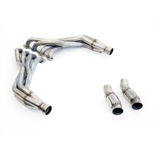 Texas Speed 1 7/8" Long Tube Headers with 3" Catted Connection Pipes- 2016+ Chevy Camaro SS & 1LE - TSPG6304HCAT-178