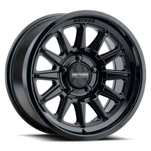 Method MR323 20x10 / 6x5.5 BP / -18ET / 4.76in BS / 106.25mm CB - Gloss Black Wheel - MR323210601318N Photo - Primary
