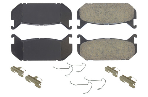 Posi-Quiet Ceramic Brake Pads with Shims and Har 105.0584