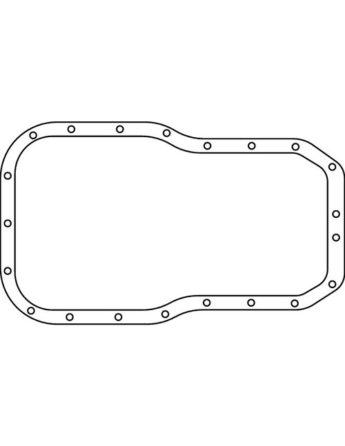 Cometic Toyota 2S-ELC/3S-FE/3S-GELC/3S-GTE/5S-FE/5S-FNE .062in Fiber Oil Pan Gasket - C4817-062 Photo - Primary