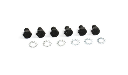 Cometic Flexplate Bolts 7/16 - 20 x 11/16in - Grade 8 With Black Oxide Finish and Lock Washers - CF1007 Photo - Primary