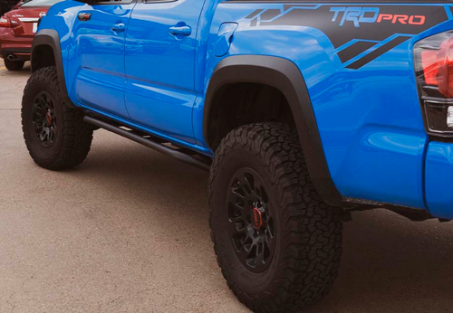 Cali Raised 05-23 Toyota Tacoma Trail Ed Rock Sliders - Double Cab Short Bed/Kick Out/BedLiner - CR2582 Photo - Primary