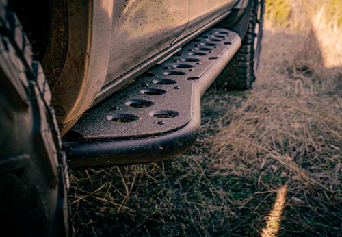 Cali Raised 05-23 Toyota Tacoma Step Ed Rock Sliders - Double Cab Short Bed Wi Kick Out/Yes Pwdr - CR2614 Photo - Primary