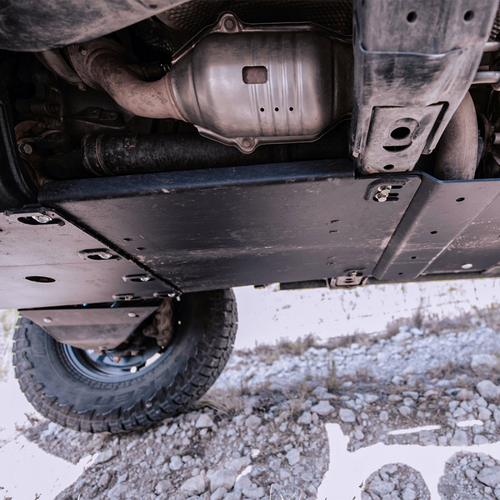 Cali Raised 14-24 4Runner Transmission Skid Plate - Aluminum / Raw - CR3815 Photo - Primary