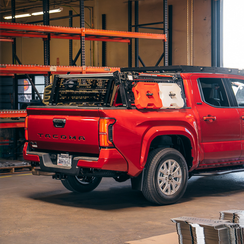 Cali Raised Overland Bed Rack For 2024+ Toyota Tacoma - Long Bed Mid Height Rack - CR4057 Photo - Primary