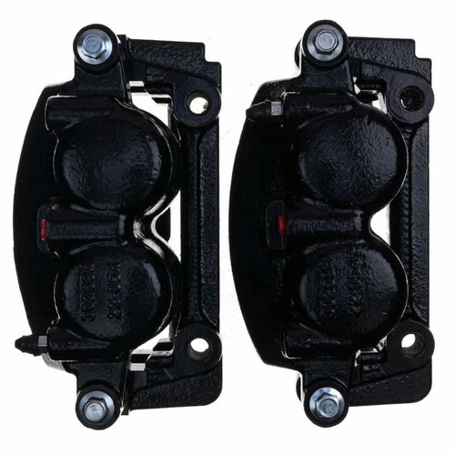 Power Stop 05-08 Ford F-150 Front Black Caliper - Pair w/Bracket - S4974BLK