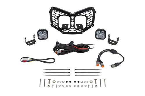 Diode Dynamics 17-24 Can-Am Maverick X3 Stage Series LED Grille Kit - Sport White Combo - DD7878 Photo - Primary