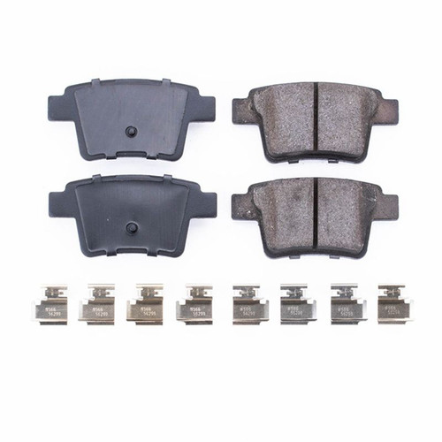 Power Stop 05-07 Ford Five Hundred Rear Z17 Evolution Ceramic Brake Pads w/Hardware - 17-1071