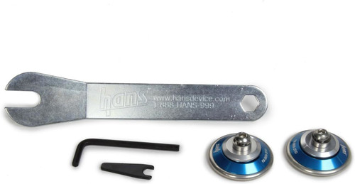 Helmet Post Anchors Pro Blue Alum AK113212B