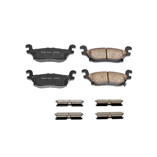 Power Stop 06-10 Hummer H3 Rear Z17 Evolution Ceramic Brake Pads w/Hardware - 17-1120