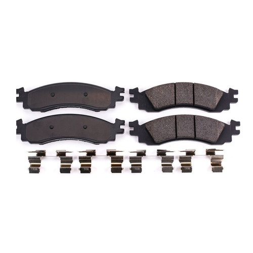 Power Stop 06-10 Ford Explorer Front Z17 Evolution Ceramic Brake Pads w/Hardware - 17-1158