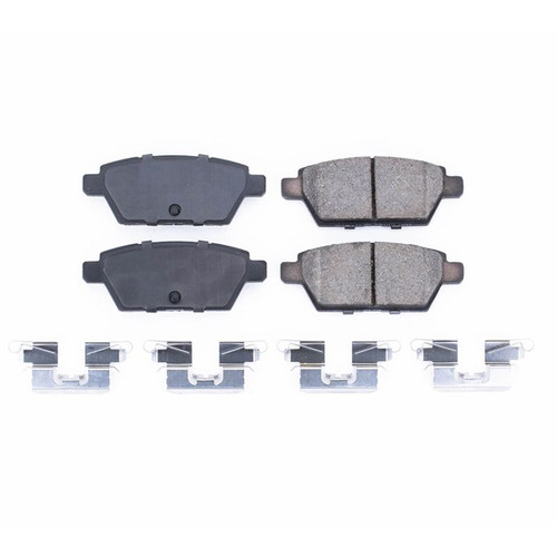 Power Stop 06-12 Ford Fusion Rear Z17 Evolution Ceramic Brake Pads w/Hardware - 17-1161