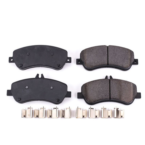 Power Stop 13-15 Mercedes-Benz GLK250 Front Z17 Evolution Ceramic Brake Pads w/Hardware - 17-1406 Power Stop 13-15 Mercedes-Benz GLK250 Front Z17 Evolution Ceramic Brake Pads w/Hardware - 17-1406