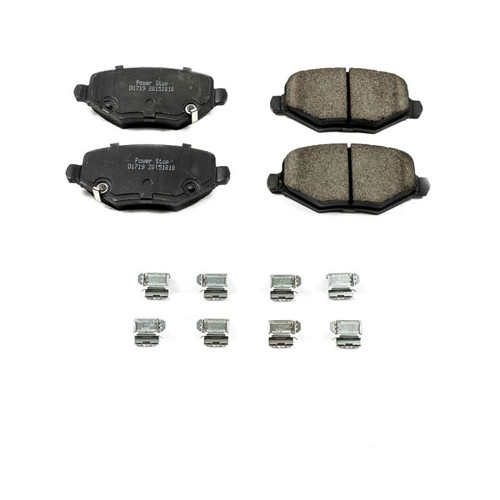 Power Stop 12-16 Chrysler Town & Country Rear Z17 Evolution Ceramic Brake Pads w/Hardware - 17-1719