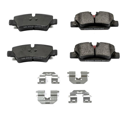 Power Stop 15-19 Mini Cooper Rear Z17 Evolution Ceramic Brake Pads w/Hardware - 17-1800
