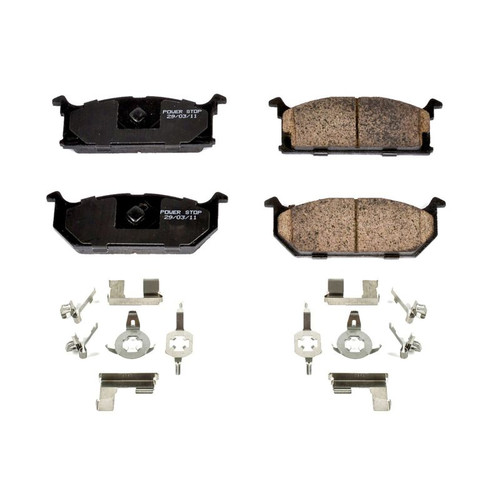 Power Stop 89-94 Geo Metro Front Z17 Evolution Ceramic Brake Pads w/Hardware - 17-296