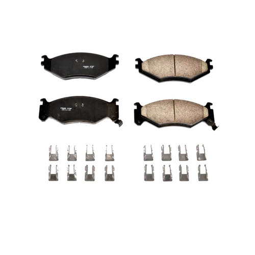 Power Stop 91-92 Chrysler Daytona Front Z17 Evolution Ceramic Brake Pads w/Hardware - 17-522