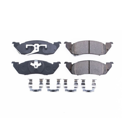 Power Stop 91-98 Dodge Dakota Front Z17 Evolution Ceramic Brake Pads w/Hardware - 17-529 Power Stop 91-98 Dodge Dakota Front Z17 Evolution Ceramic Brake Pads w/Hardware - 17-529