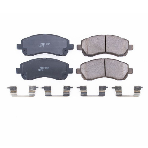 Power Stop 97-01 Subaru Impreza Front Z17 Evolution Ceramic Brake Pads w/Hardware - 17-722 Power Stop 97-01 Subaru Impreza Front Z17 Evolution Ceramic Brake Pads w/Hardware - 17-722