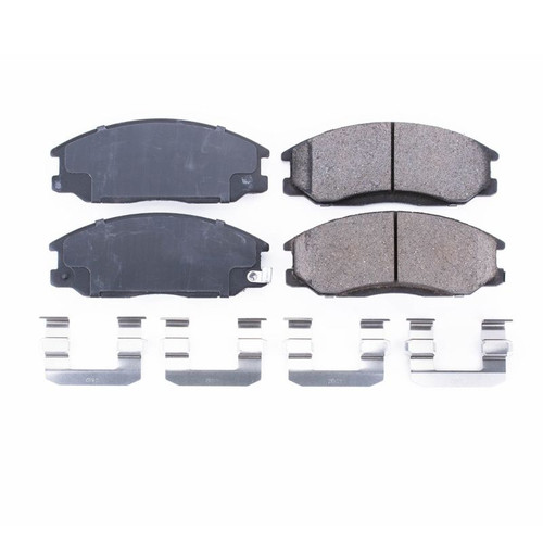 Power Stop 01-06 Hyundai Santa Fe Front Z17 Evolution Ceramic Brake Pads w/Hardware - 17-864