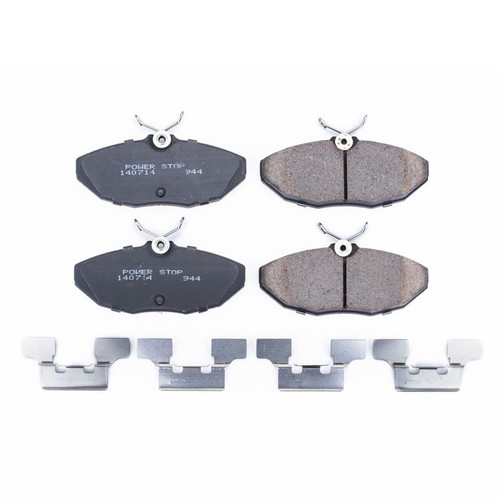 Power Stop 03-05 Jaguar S-Type Rear Z17 Evolution Ceramic Brake Pads w/Hardware - 17-944 Power Stop 03-05 Jaguar S-Type Rear Z17 Evolution Ceramic Brake Pads w/Hardware - 17-944