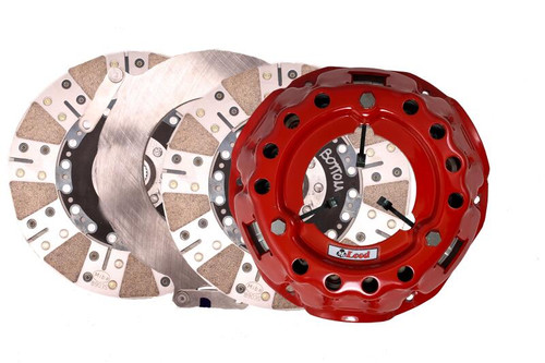 McLeod 55-85 Chevy SBC SFT 2000 Twin Disc Clutch Kit w/ Flywheel - Bronze Facing - 83001B07M Photo - Primary