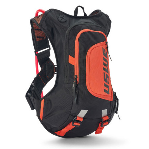 USWE Moto Hydro Hydration Pack 12L - Black/Factory Orange - 5212090038 User 1
