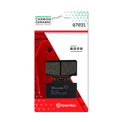 Brembo OE Honda Nh/Honda Lead/SYM Mio Carbon Ceramic Brake Pad - Front - 07031 User 1