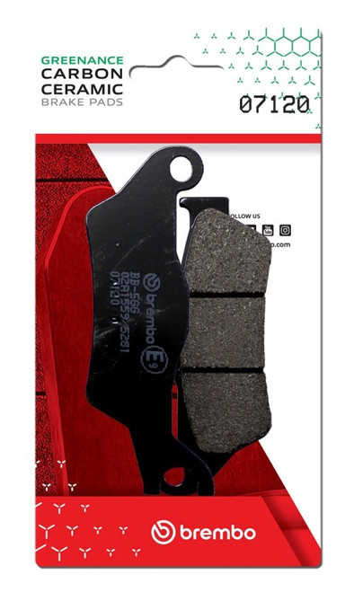 Brembo OE Aprilia Sr/Aprilia Sxr/Piaggio Typhoon Carbon Ceramic Brake Pad - Front - 07120 User 1