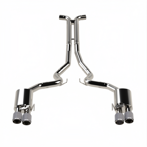Kooks 18-24 Ford Mustang GT 5.0 3in. Valved Touring Cat-Back Exhaust - Carbon Tips - 11514570 Photo - Primary