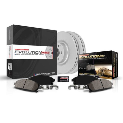 Power Stop 09-16 Toyota Venza Front Z17 Evolution Geomet Coated Brake Kit - CRK5865
