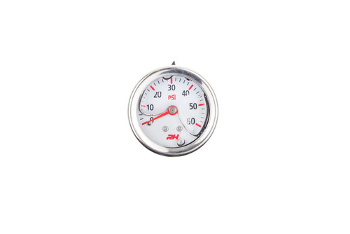 REDHORSE PERFORMANCE 5001-60-1 Fuel Pressure Gauge - 0-60 PSI Mechanical Analog