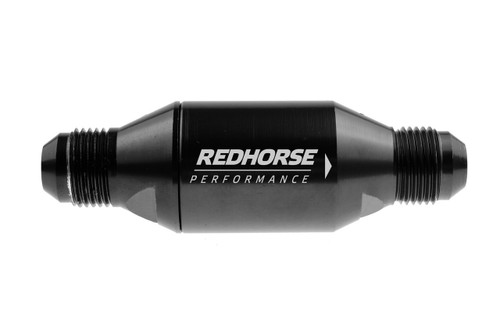 Redhorse Performance 4152-08-2 8AN One-Way Check Valve - Black Anodized Aluminum